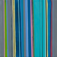 BRENDA'S DESIRE 1 (2021) by Chase Cantwell. Encaustic / 16" x 16"