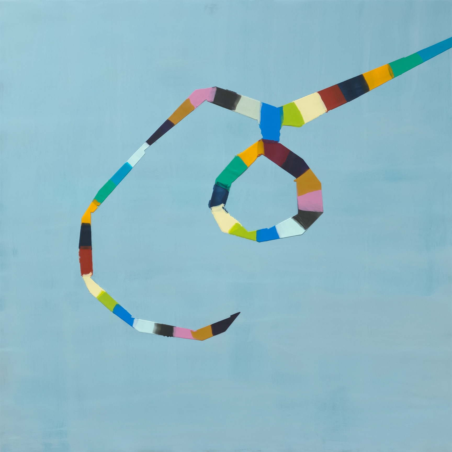 HOOKING YOU IN (2019)24"x24", encaustic