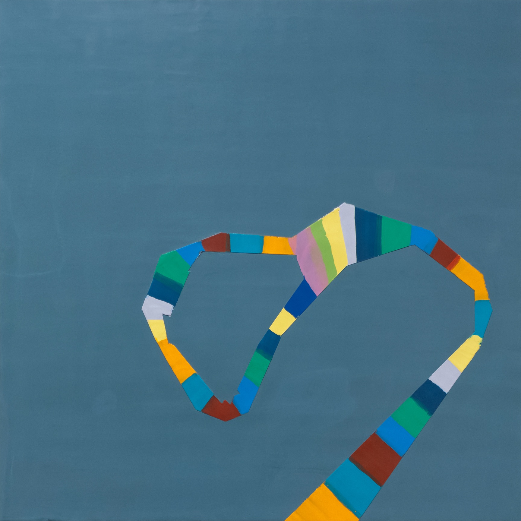 IN MY THOUGHTS (2019) 24"x24", encaustic