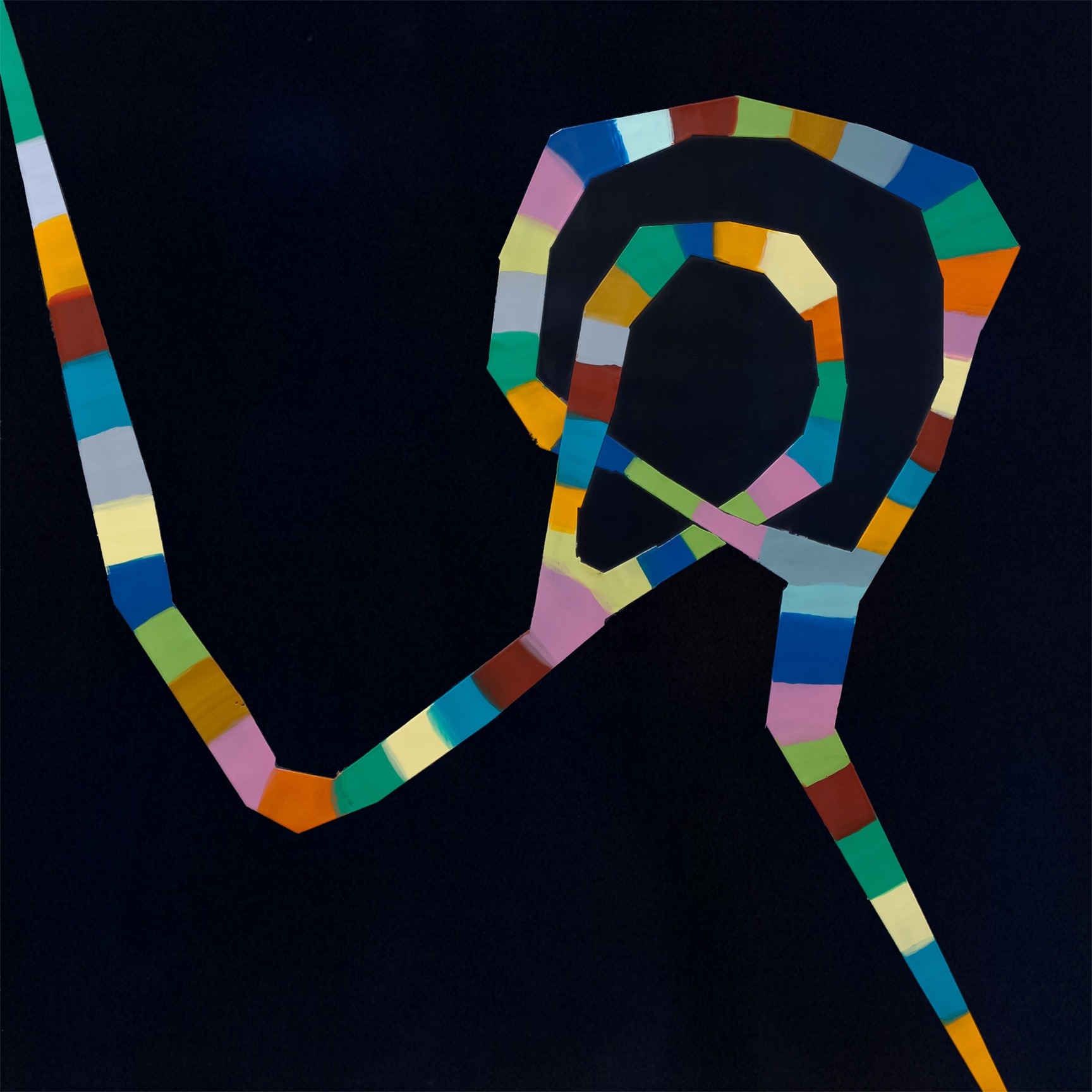 SOLD - TOGETHER (2019)24"x24", encaustic