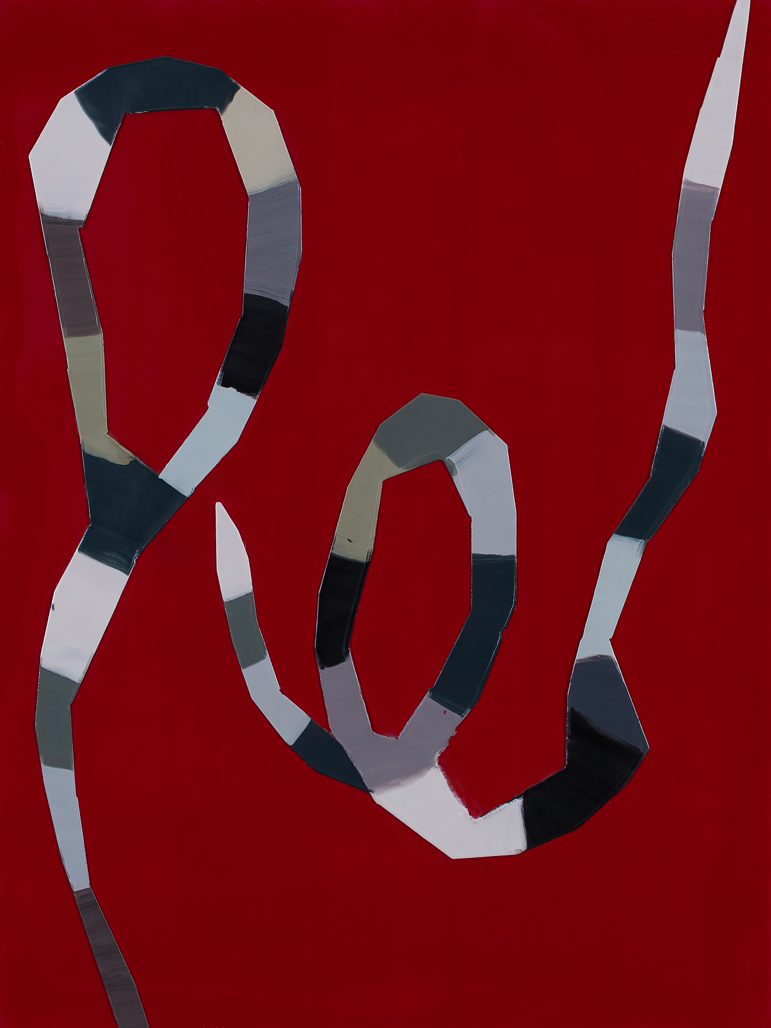 SOLD - HI (2020) 12"x9" encaustic