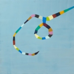 HOOKING YOU IN (2019)24"x24", encaustic