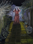 Evening Garden 1, oil on panel, 48" x 36" 2023
