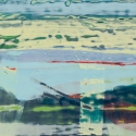 SOLD - FADE AND FLARE (Diptych) (2015) 24"x12" / Encaustic