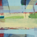 STRAND (Diptych) (2015)  24"x12" / Encaustic