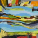 SOLD - WATER TIES (2015)  24"x24" / Encaustic