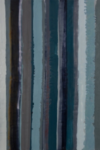 NIGHTLINES 10 (2016)/36"x24", encaustic
