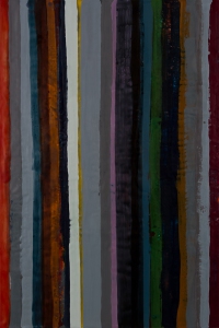 SOLD - NIGHTLINES 11 (2016)/36"x24", encaustic