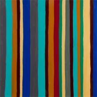 CALIFORNIA DREAMIN 1 (2021)  Encaustic / 36" x 36"