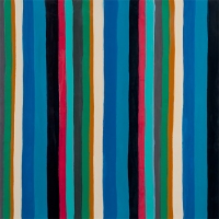 CALIFORNIA DREAMIN 2 (2021)  Encaustic / 36" x 36"