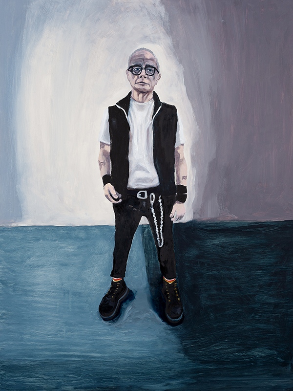 SELF PORTRAIT  THE STANCE (2024) Oil / 48" X 36"
