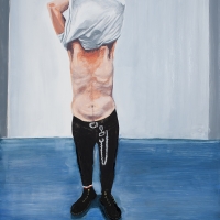 SELF PORTRAIT WITH T SHIRT (2024)  Oil / 48"x36"