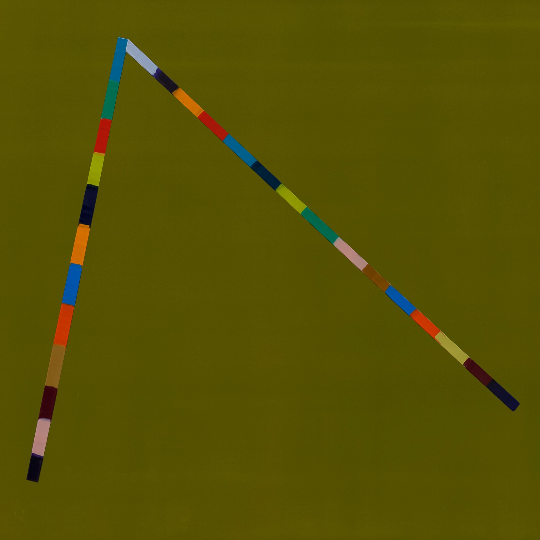 WALKING LINE 46 (2018)Encaustic / 24" x 24"