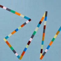 SOLD - WALKING LINE 2 (2017)24"x36" encaustic