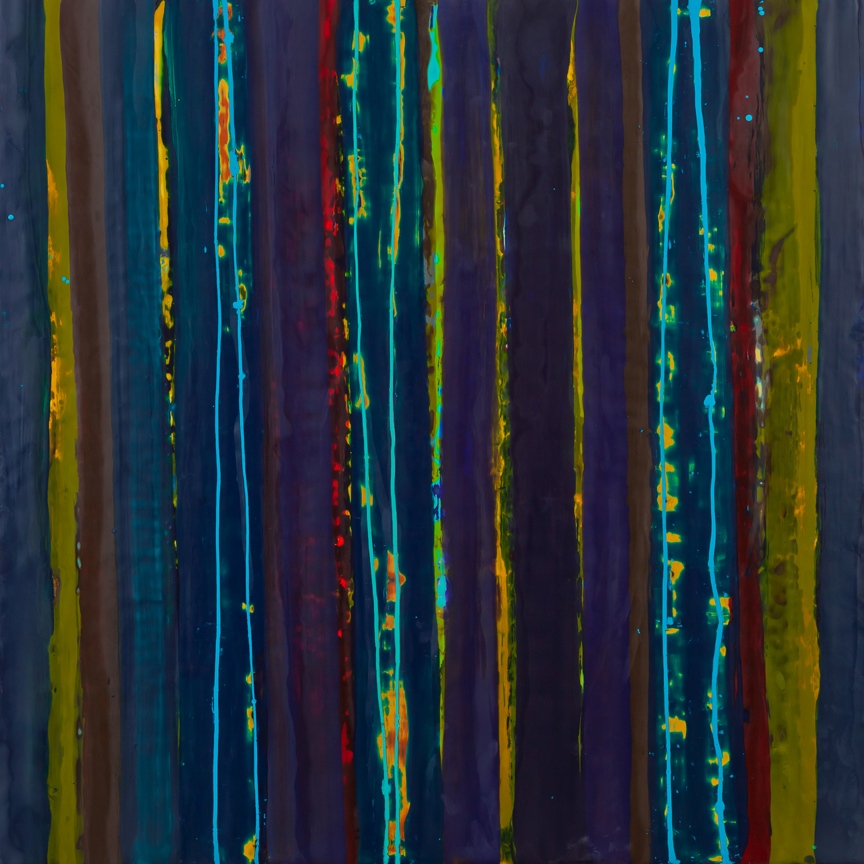(SOLD) LIGHT WITHIN 1 (2021) Encaustic / 36" x 36"