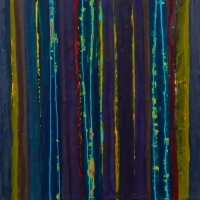 (SOLD) LIGHT WITHIN 1 (2021) Encaustic / 36" x 36"