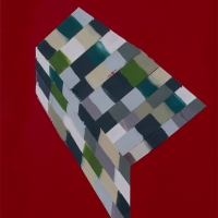 QUANTA 1 (2020)Encaustic/12”x9”