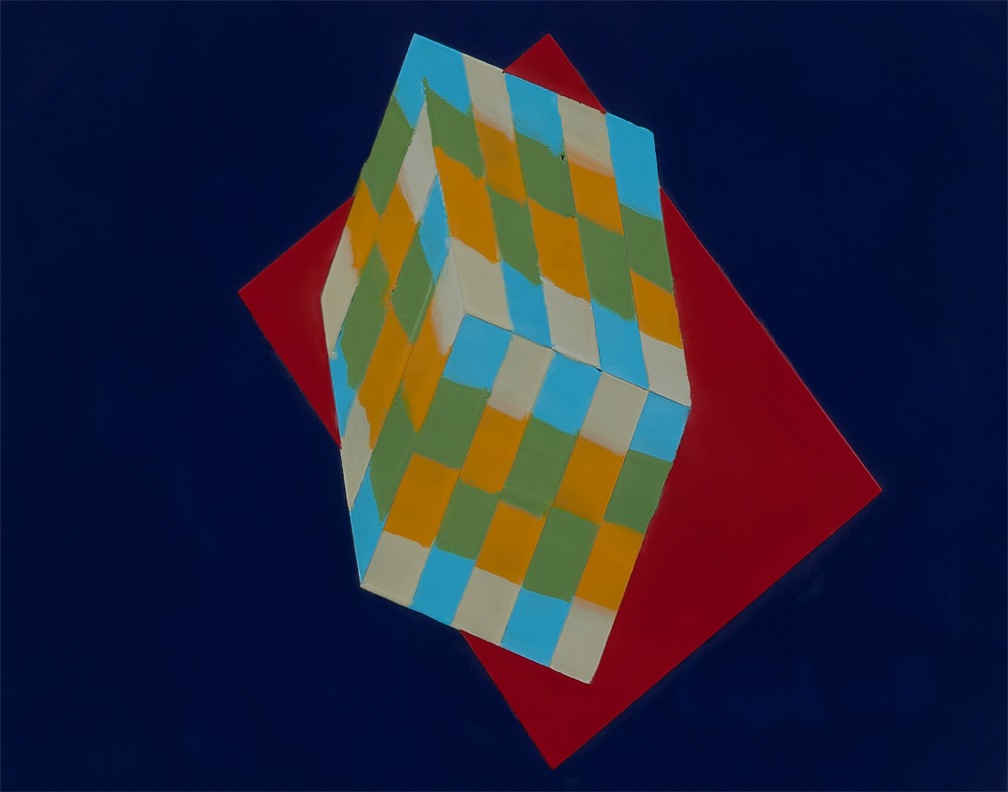 QUANTA 8 (2020) Encaustic / 14" x 11"
