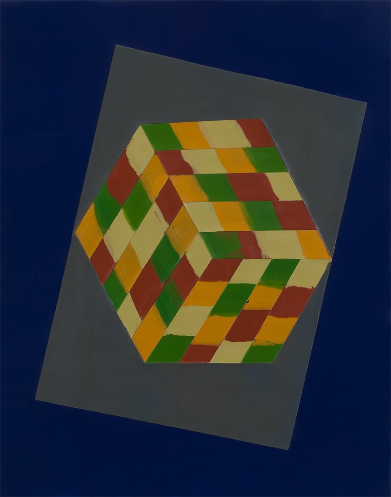 QUANTA 9 (2020)  Encaustic / 11" x 14"